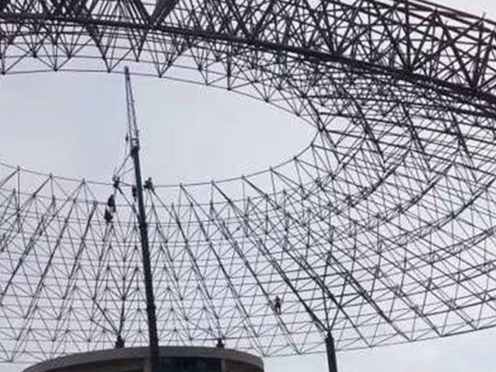 三亚篮球馆球形网架厂家价格